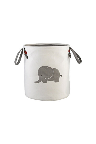 Choice سلة غسيل رمادية اللون من القماش السميك لغسل الملابس المتسخة، سلة تخزين...