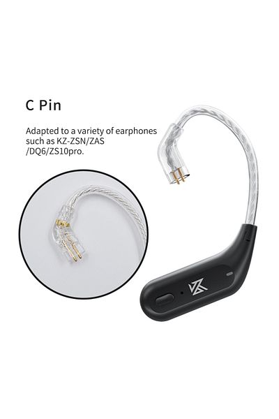 Choice AZ09 C PIN KZ AZ09 Bluetooth 5.2 Wireless Upgrade Cable HIFI Wireless Ear Hook With Charging Case F