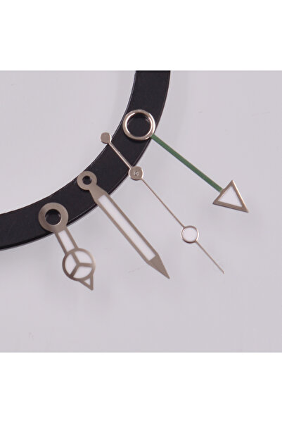 choice2 A NH34 GMT Watch Hands Fit NH34A Automatic Movement Men's Wristwatch Green Luminous