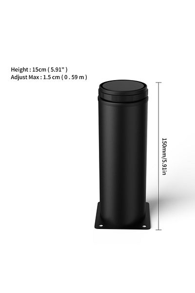 Choice 15cm 4pcs 5-30cm Stainless Steel Furniture Legs Metal Adjustable Legs，for Cabinet Table Legs Sofa Fe
