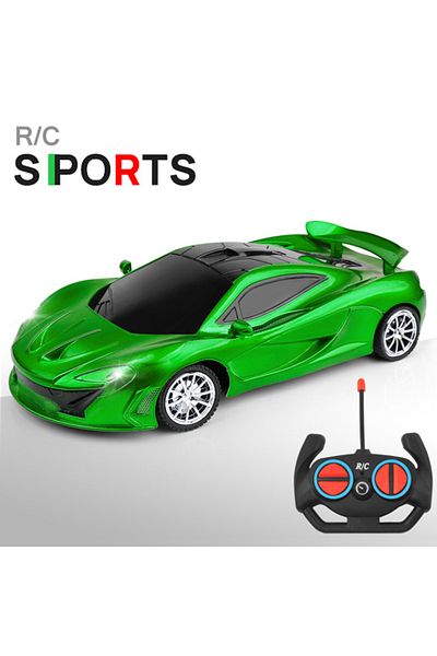 Choice 1PCS 1/18 RC Car LED Light 2.4G Radio Remote Control Sports Cars For Children Racing High Speed Driv