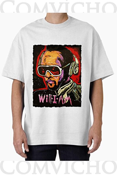 COMVİCHO تي شيرت مطبوع بتصميم I am Design للجنسين