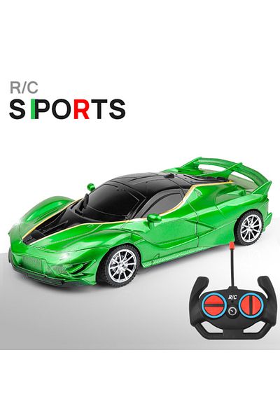 Choice 1PCS 1/18 RC Car LED Light 2.4G Radio Remote Control Sports Cars For Children Racing High Speed Driv