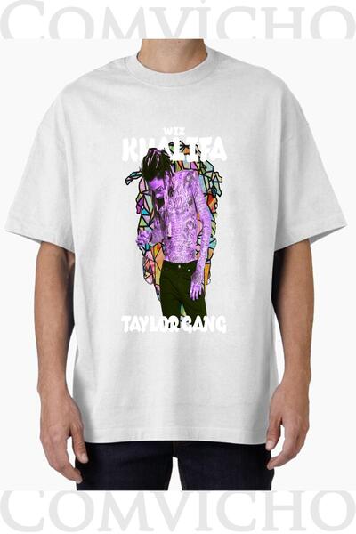 COMVİCHO تي شيرت مطبوع بتصميم ويز خليفة v6 للجنسين