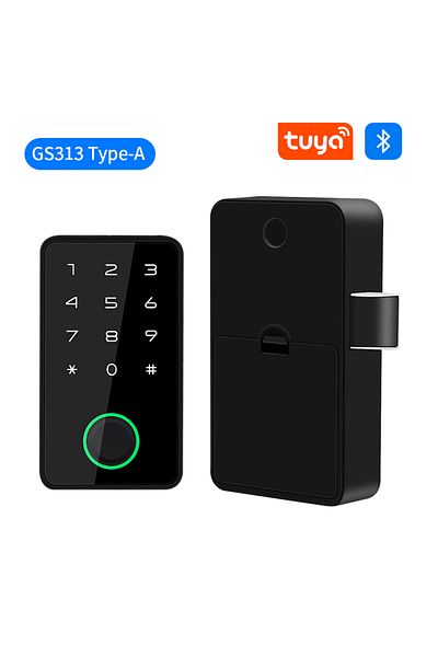 Choice GS313-A Tuya APP Fingerprint Smart Drawer Cabinet Invisible Lock Ic Card Unlock Cabinet Furniture El