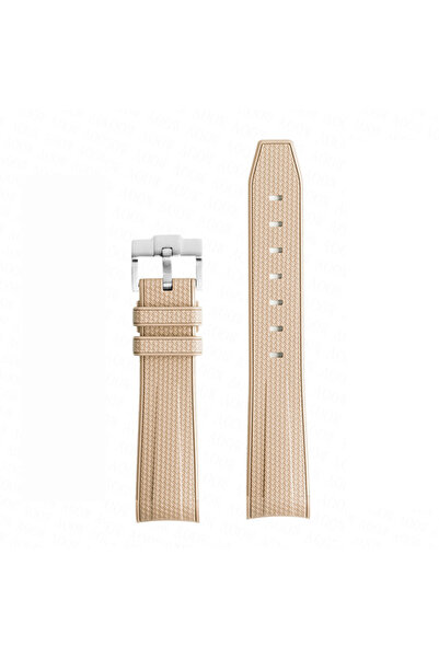 Choice 20mm light brown Watch Band for Omega X Swatch Joint MoonSwatch Strap for Seamaster 300 Men Women 20