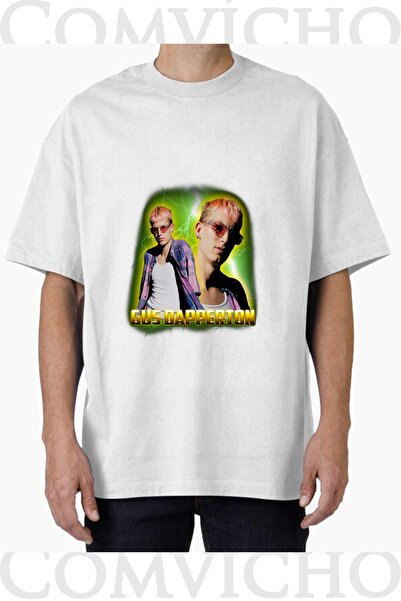 COMVİCHO Unisex Gus Dapperton V1 Design Printed Oversize T-Shirt
