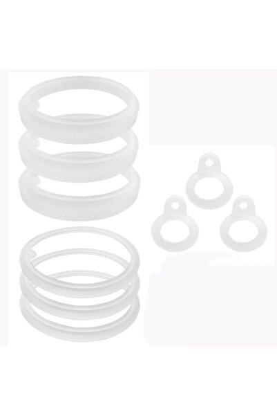 Choice 1 حشية بديلة لزجاجة المياه من السيليكون، حشية شفافة لأختام قشة الزجاجة.