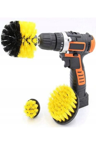 OEM Set of 3 nylon brushes for cleaning various surfaces