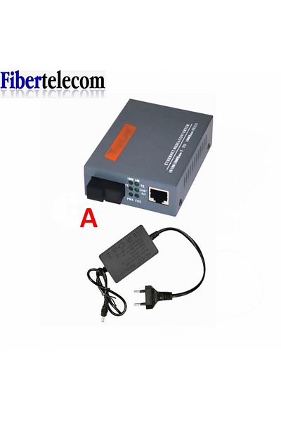 Choice A side Gigabit Fiber Optical Media Converter HTB-GS-03 1000Mbps Single Fiber SC Port External Power