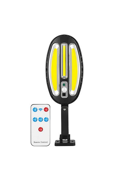 Teno Solar Street Lamp 3 LEDs Teno®, IP65 protection, Waterproof, outdoor, black