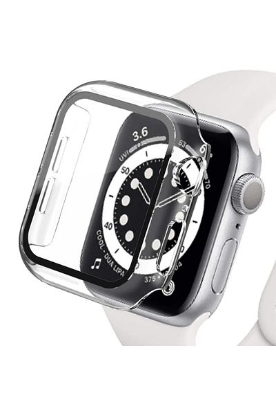 Choice Series 9-7-8 41mm Transparent 19 Tempered Glass+cover For Apple Watch 9 8 41mm 45mm 42mm 38mm PC bum