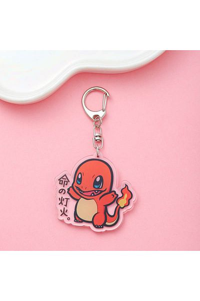 Miniso 5cm 3 Anime Pokémon Acrylic Keychain Accessaries Cartoon Funny Bag Pendant Cute Creative Charm Car K