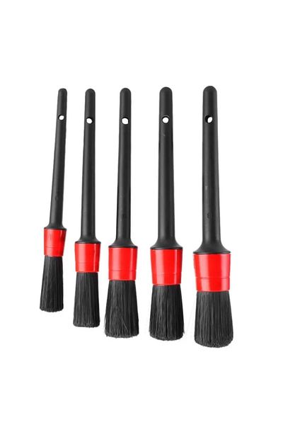 OEM Set of 5 car cleaning brushes, 5 sizes, soft bristles