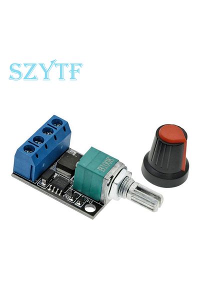 SZYTF Khaki 5V 12V 16V 10A Voltage Regulator PWM DC Motor Speed Controller Governor Stepless Speed Regulat