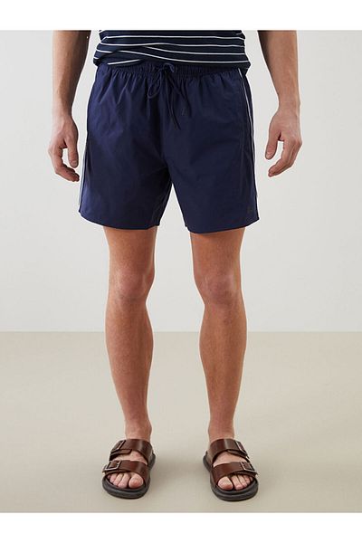 LC Waikiki Nou sezon Kisa Length Printed pentru bărbați Sea Sortu - S5ER56Z8