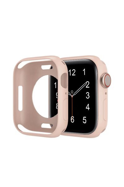 Choice 46mm Sand pink Candy Silicone for Apple Watch s10 Case 46mm 42mm Soft Protector Accessories iWatch S