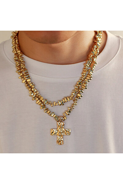 Choice مجموعة Ingemark الذهبية من قطعتين/مجموعة من خرز CCB غير المنتظم الإبدا...