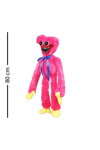 rexa 80 CM Black Huggy Wuggy Plush Toy from Poppy Playtime for Kids Age 3+