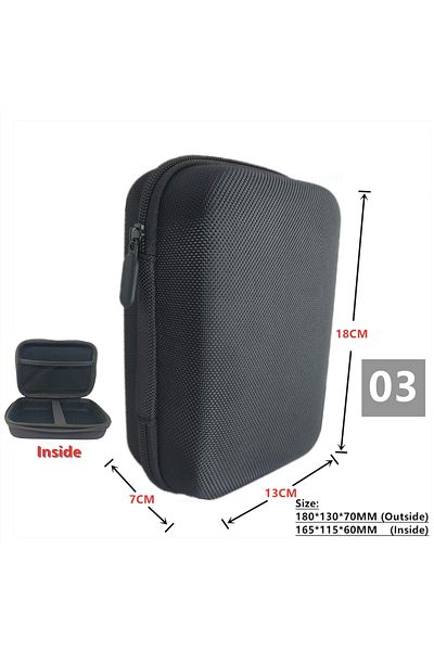 Choice 03 Earphone Data Storage Bag Cable Organizer Multimeter Electronic Box Bags Zipper Pouch Tech Gadge