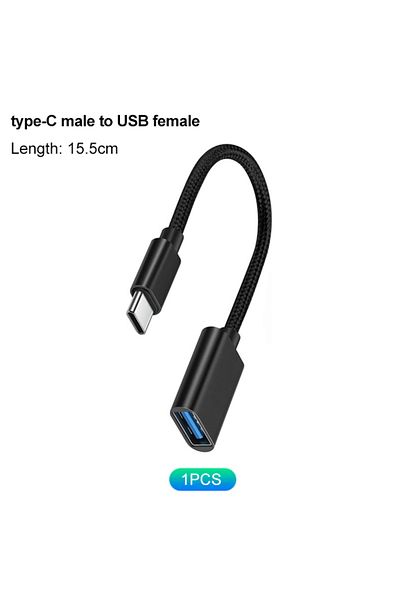 Choice 1 قطعة محول من النوع C إلى USB 3.0 USB-C 3.1 ذكر OTG موصل بيانات أنثى لجهاز MacBook Pro iPad Mini