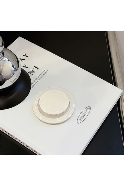 Choice WHITE Sleek MagSafe-Compatible Phone Stand with Minimalist Design for iPhone 15 14 13 12 Pro Max Sec