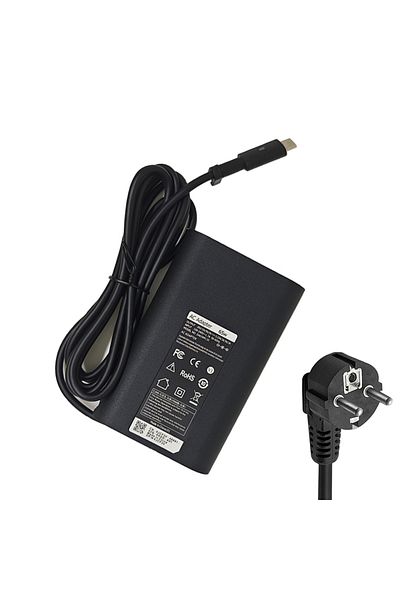 Choice Adapter with EU Plug 65W USB Type C Laptop Adapter Charger for Dell Latitude 7420 7370 7275 5285 542