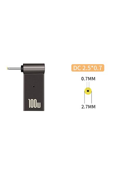 Choice Other DC25x0.7 PD 100W Laptop Power Charger Supply Adapter Connector USB Type-C Female to DC Male Ja
