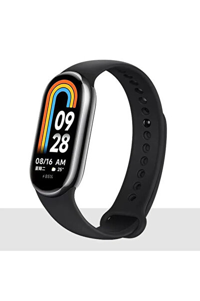 Choice4 For Xiaomi Mi Band 8 03 black Strap For Mi band 8 xiaomi 8 NFC Bracelet Sport Belt Silicone Replacem