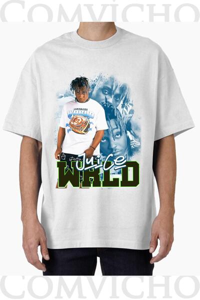 COMVİCHO تي شيرت مطبوع بتصميم Juice VRld V5 للجنسين