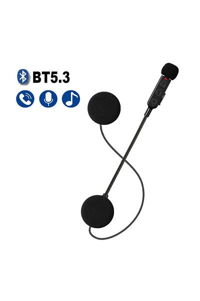 Choice BT30 Motorcycle Helmet Bluetooth 5.3 Headset Stereo Headset Motorcycle Universal Helmet Headset Wire