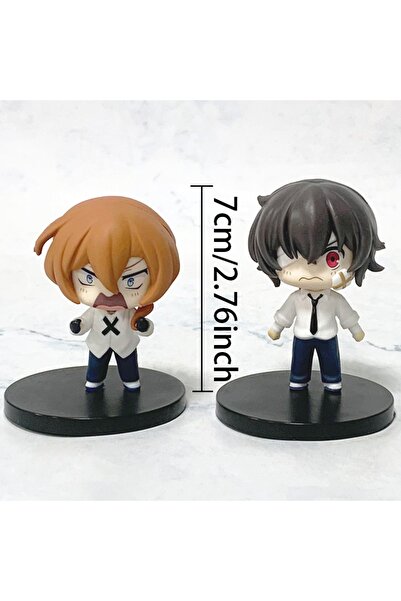 Choice مجسمان من سلسلة أنمي "كلاب الأدب الضالة" من بانداي، بدون علبة، طول كل ...