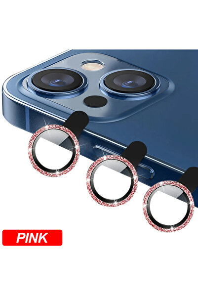 Choice واقي عدسة الكاميرا الوردي (قطعتين) لهاتف iPhone 11 12 13 Pro Max Mini ...