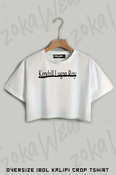ZOKAWEAR Tricou supradimensionat cu imprimeu Kendall Logan Roy