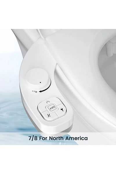 Choice 7-8 North America Samodra Non-electric Bidet - Self Cleaning Dual Nozzle (FRONTAL AND REAR WASH) Wat