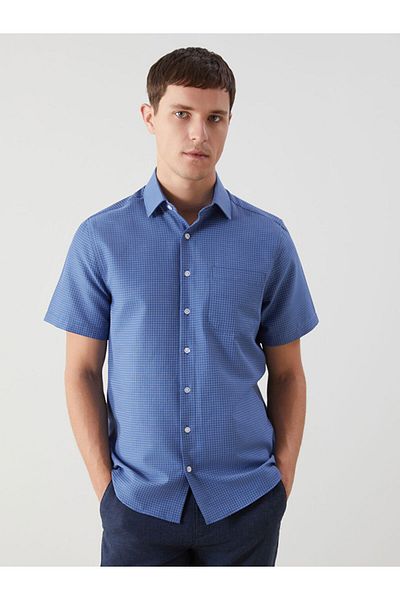 LC Waikiki Ανδρικό καρό πουκάμισο New Season Regular Fit - S5FC28Z8