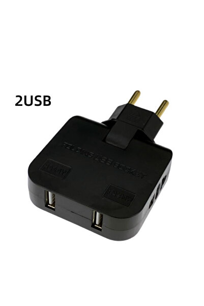 Choice With 2 USB black 3 in 1 EU Power Socket Plug Adapter Foldable US To EU...
