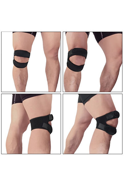 Choice قطعة واحدة سوداء من ضمادة الركبة المضغوطة، دعامات مرنة، دعامات الركبة،...
