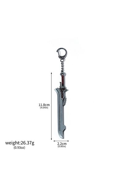 Choice K00897-01 لعبة Devil May Cry 5 سلسلة مفاتيح شخصية لعبة دانتي سلاح التمرد نيرو سلاح الملكة الحمراء A