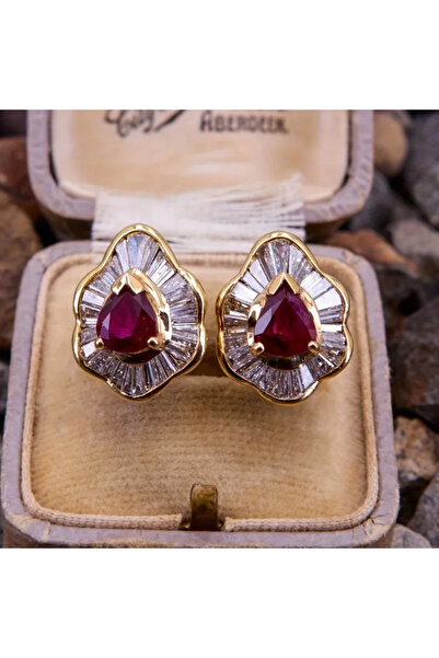 Choice أقراط ZY0117-1 فاخرة فائقة اللمعان من الزركونيا الأبيض من الأحجار الكر...