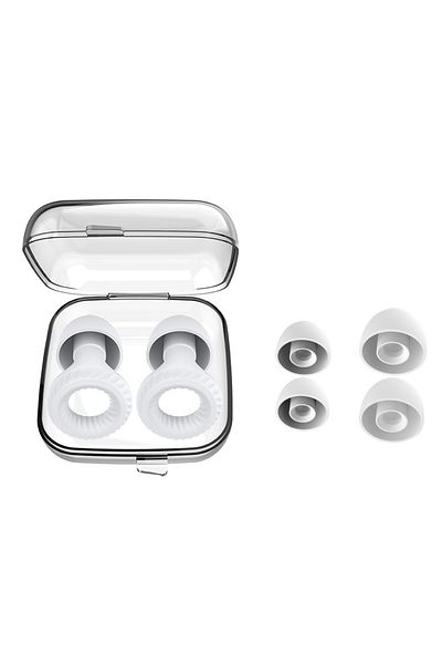 Choice White HUAK Soft Silicone Ear Plugs for Noise Reduction Reusable Earplugs for Sleeping Working Swimmi