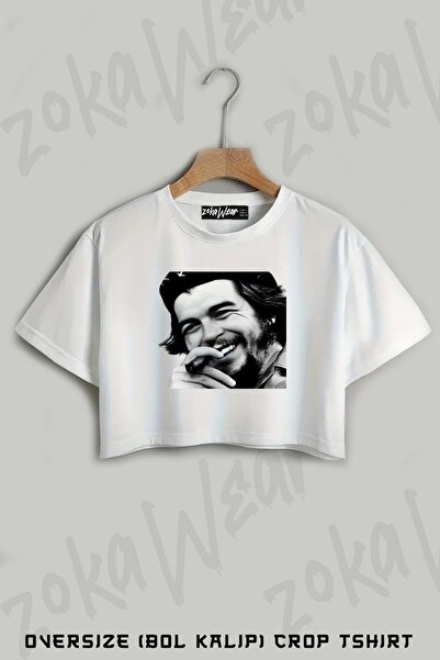 ZOKAWEAR Tricou oversize cu imprimeu Che Guevara v4