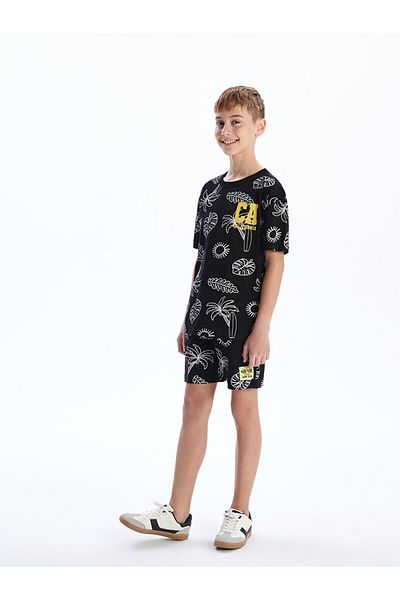 LC Waikiki Tricou pentru băiat cu gât crew de sezon nou -