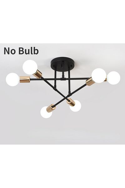 Choice 6BG Dropshiping Modern Chandelier Simple Home Decor Lighting LED Bulbs Ceiling Lamp For Bedroom Dini