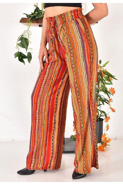 BEYAZTOPTAN 100% Stylish Women's Patterned Woven Single Bottom