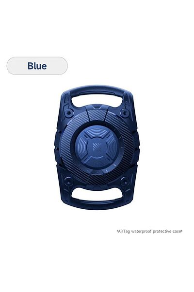 Choice blue For Apple AirTag Waterproof Case Keychain Pet Anti-loss Device Three-proof Soft Rubber TPU Prot