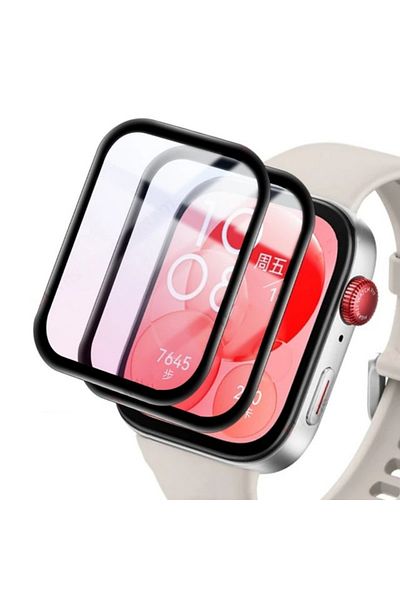 Choice Huawei Watch Fit 3 2pcs Screen Protector for Huawei Watch Fit 3 - PMMA Heat-Bent Hydrogel Film,Ultra