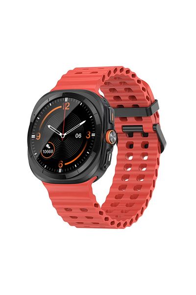 Choice for Galaxy 7ultra 47 R Ocean Silicone Band for Samsung Galaxy Watch 7 Ultra 47mm NO Gaps Bracelet Br