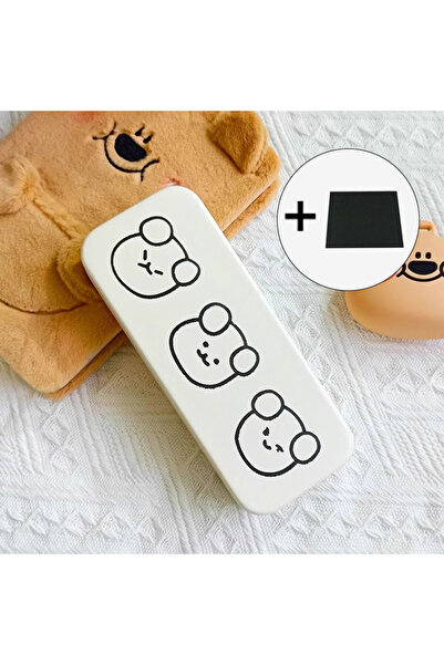 Choice Box and cloth-B Portable Cute Women Glasses Box Anti-fall Cartoon Couple Glasses Storage Box Pressur