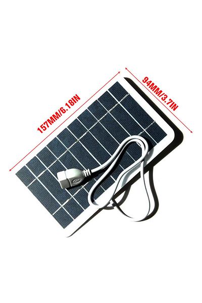 Choice 5V 2W Solar Panel Solar Panel 2W 5V Portable With USB Secure Charging For Stable Battery Charger Fo